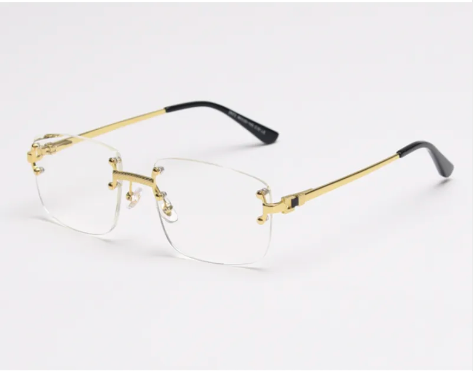 Frameless Spring Leg Sunglasses